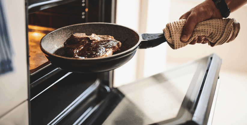 Steak cooking