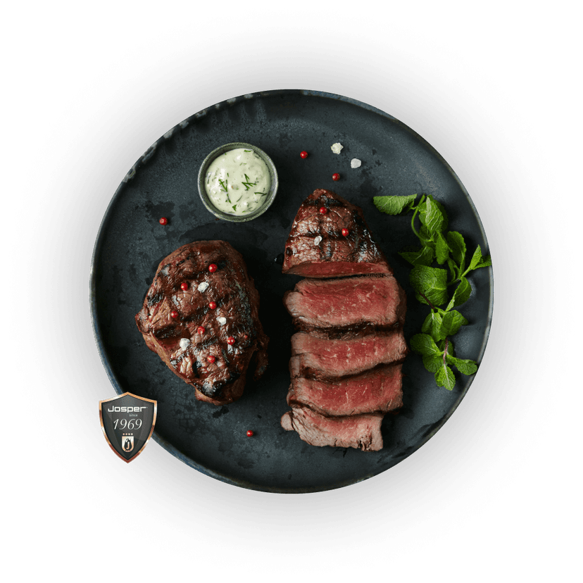 Steak on a plate