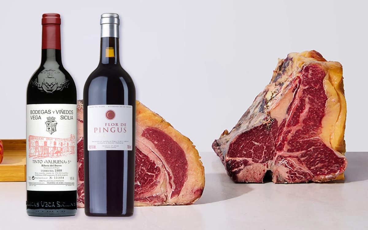 Degustační večeře Rubia Gallega & Vega Sicilia & Flor de Pingus